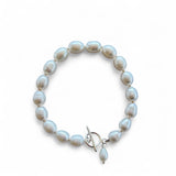 Graduated Freshwater Pearl Bracelet – 20cm with Sterling Silver Toggle Clasp