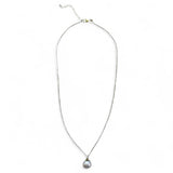 Light Pink Freshwater Pearl Pendant Necklace – 45cm Sterling Silver Chain, Extends to 50cm