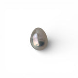 White Pear‑Shape Freshwater Pearl 16×12mm – Undrilled
