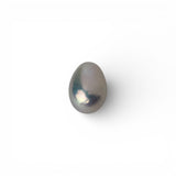 White Pear‑Shape Freshwater Pearl 16×12mm – Undrilled