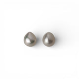 White Pear‑Shape Freshwater Pearl 10–11mm – Undrilled