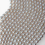 Pink or White Rice Freshwater Pearl Strand 5.5–6mm – 37cm